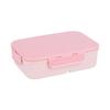 Portable Flip-Top Compartmentalized Microwaveable Bento Lunch Box