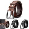 Retro Vintage Mens Leather Belt With Alloy Buckle For Formal And Casual Wear