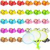 Colorful Floating Bath Toys, 10 Colors X 3 of Each, Total of 30 Pieces + 3 Trial Goldfish Scoops (Large Capacity for Fun Parties, Birthday Parties,