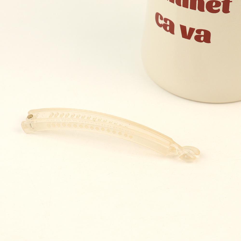 Frosted Banana Ponytail Clip Solid Color Hair Clip Women Hair Styling Clip Accessories Ponytail Barrettes Hair Claws Hairpins