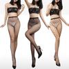 2025 New Hot Plus Size Fishnet Tights for Curvy Women's Queen Size Sexy Large Mesh Hollow-Out High Elastic Pantyhose Nightclub Party Daily Wear