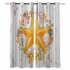 Осенние деревянные зерна оранжевые пятиконечные звезды кленовый лист затемняющие шторы для гостиной спальни оконные шторы шторы