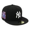 Кепка Newera 59FIFTY 14561984 NER35C7098 MLB New York Yankees NY черная черная 7 боковая нашивка под козырьком ONSPOTZ изготовленная на заказ кепка Gokyu Fifty