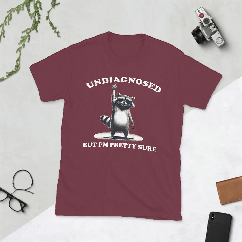 Undiagnosed But Im Pretty Sure Vintage Unisex T Shirt Vintage Tees Short Sleeve O Neck Tshirt Pure Cotton 4xl 5xl 6xl Clothes