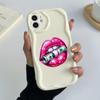 LZ18 Lips Kiss Clear Soft Wave Phone Cases for Samsung S24 S23 Ultra S20 FE A54 A14 A52s A51 S10 Huawei Honor 90 Protection Back Cover