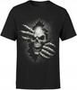 Koszulka Czaszka Skeleton Horror Mroczna Skull Rockowa Death Gothic Metal L