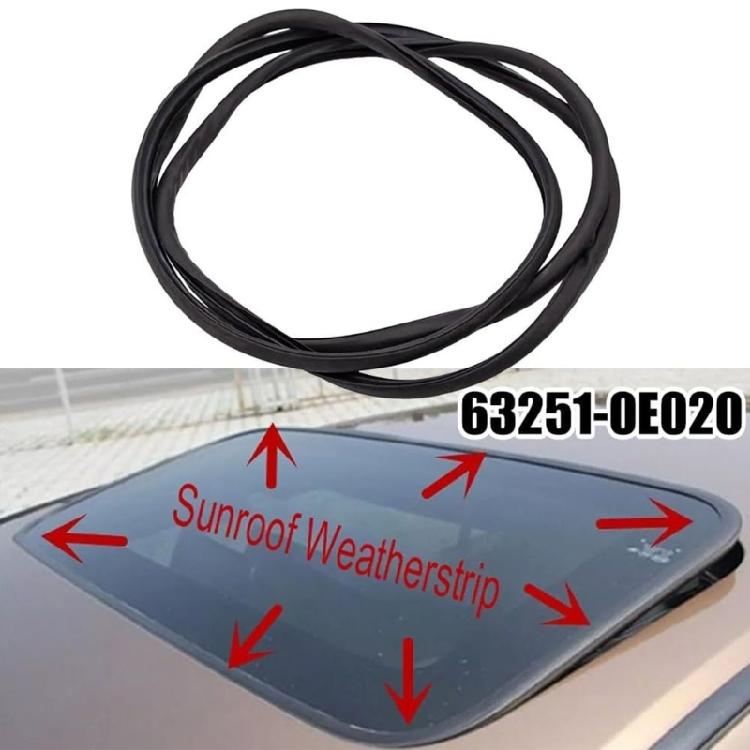 Replacement Seal Strips Automotive Accessories Easy Installation Sunroof Weatherstrip Seal Gasket for 2005-2017