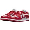 Nike Dunk Low Off White University Red Кеды для скейтбординга Кроссовки CT0856-600