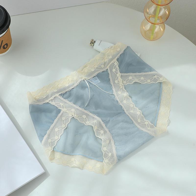 Кружевное ультратонкое ледяное шелковое женское нижнее белье мягкого цвета, сексуальное шелковое, гладкое, телесного цвета, удобное, тонкое и дышащее