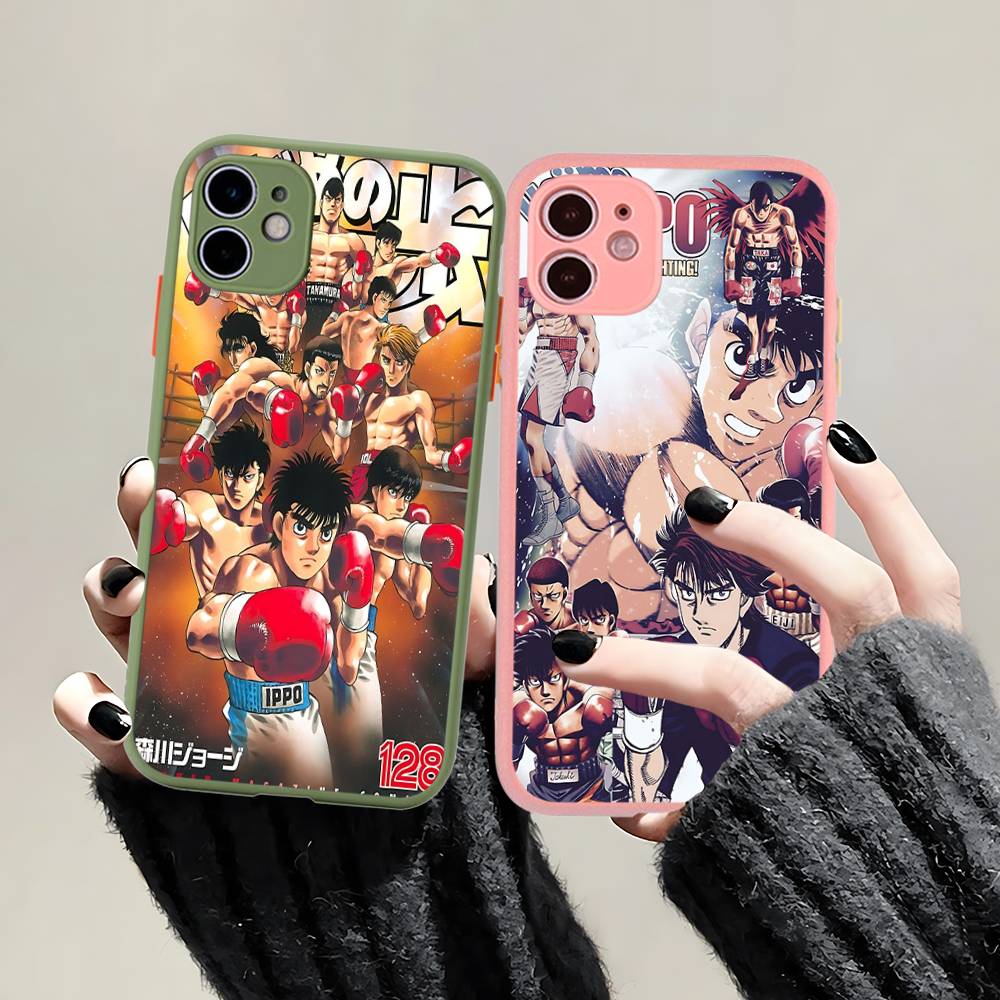 Чехол для телефона Аниме H-Hajime N-No I-Ippo Для IPhone 16e 16 15 14 13 12 11 Pro Max X XS Max Plus Матовый Прозрачный