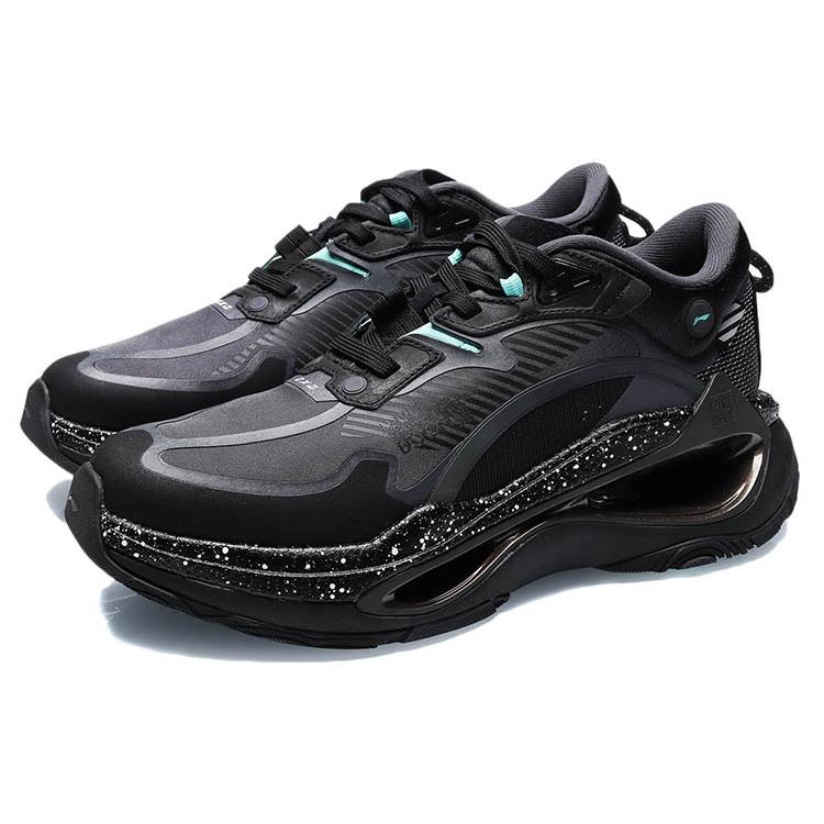Li Ning Exceed Infinity Беговые кроссовки Мужские Низкие Черные AGLR073-3