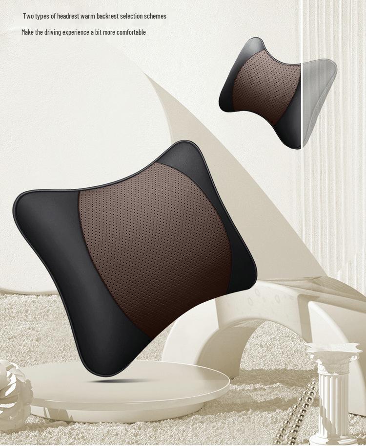 Ice Silk Breathable Leather Car Seat Cushion - Universal Fit, All-Season, Fully Surrounding Design