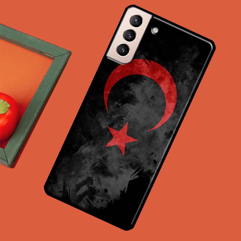 Турция Турецкий флаг Мягкий чехол для Samsung Galaxy S23 S22 S21 Ultra Note 20 Note 10 S8 S9 S10 Plus S20 FE Чехол