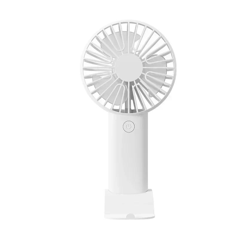 New USB Handheld Fan Mini Portable Desktop Charging Small Fan Foldable Digital Display Aromatherapy Small Electric Fan