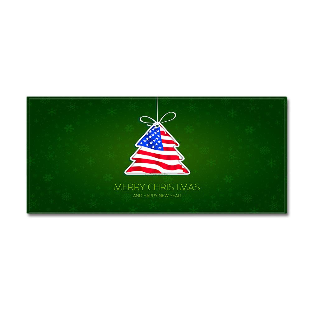 Christmas Kitchen Sand Carpet Doormat Long Floor Mat