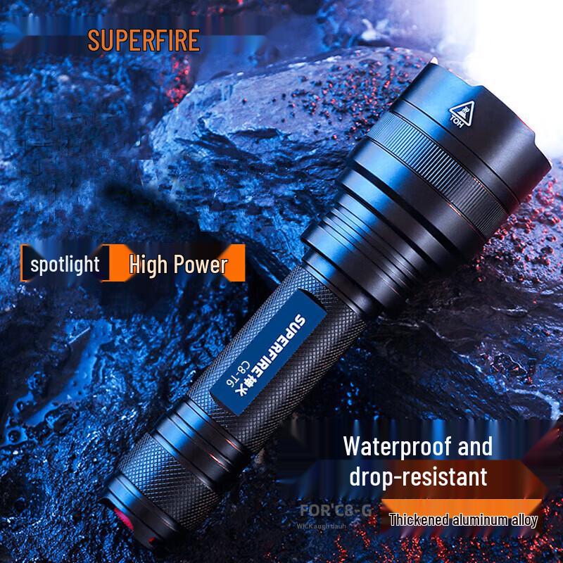 SupFire Перезаряжаемый светодиодный фонарик C8-T6