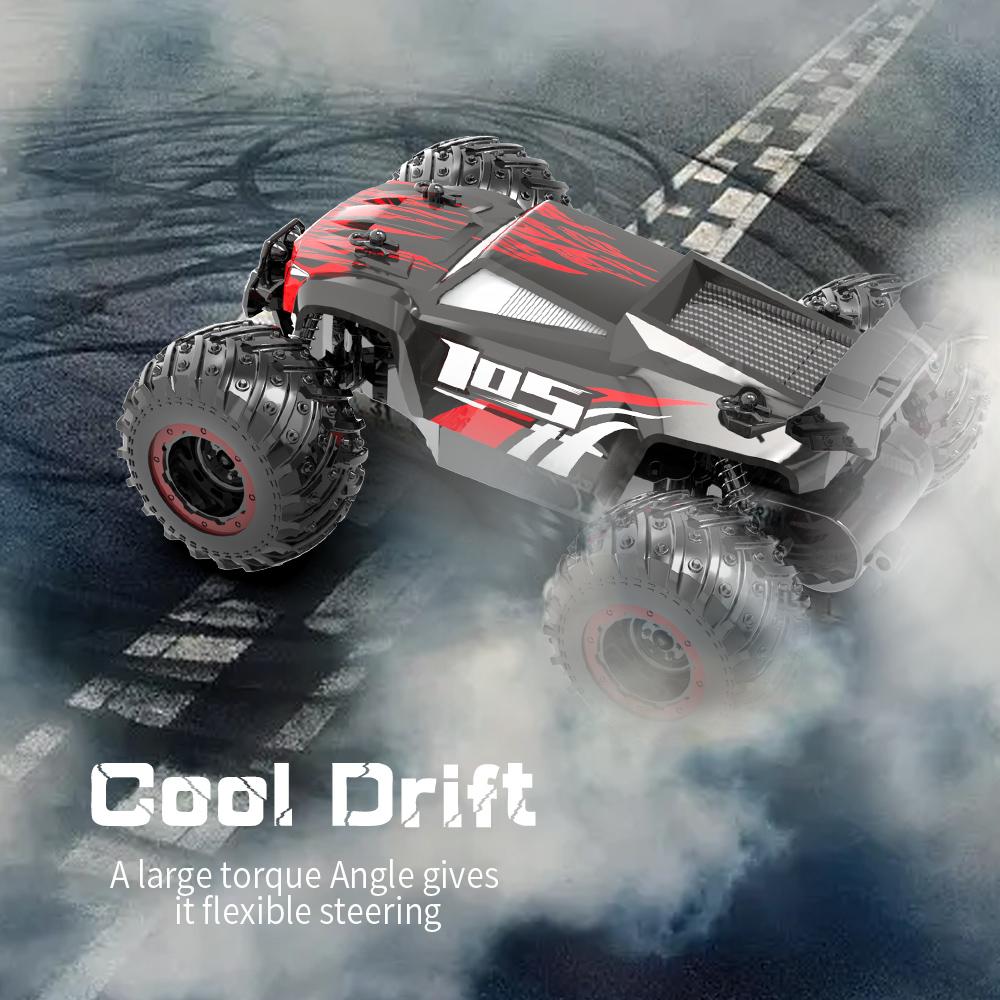 JJRC Q105 1:18 Радиоуправляемая Машинка 25 км/ч Со Светодиодной Подсветкой 2,4G Индукторная RC Внедорожники Высокоскоростной Бесколлекторный Двигатель Детские Игрушки