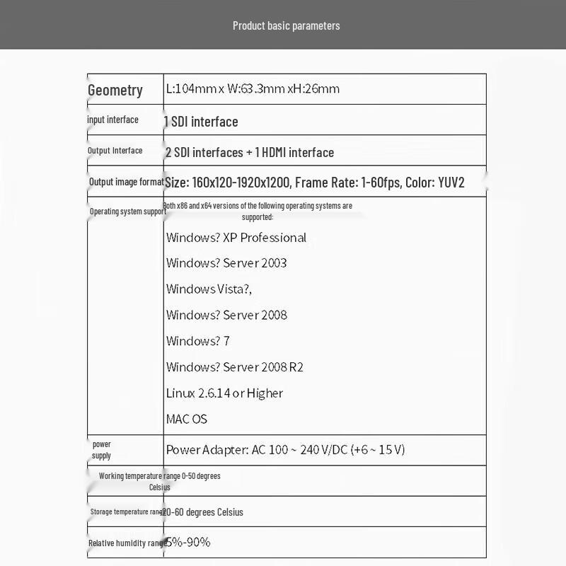Видеоконвертер TCHD SDI в HDMI 1x3