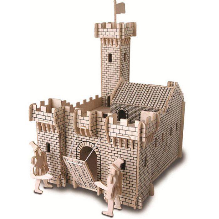 Maquette en bois Château