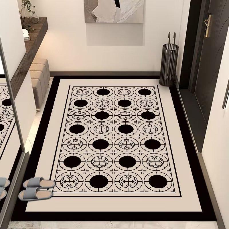 Европейский классический входной ковер квадратный коврик для прихожей входной коврик коврик для ванной абсорбирующий и грязеотталкивающий коврик для пола