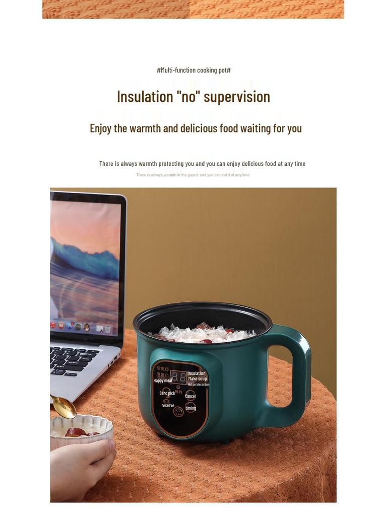 Многофункциональная мини-электроплита с антипригарным покрытием для общежитий и домов