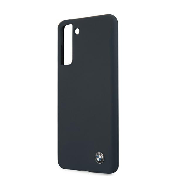 Etui do Samsung Galaxy S21 Plus BMW Silicone Signature Granatowy