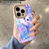 Phone Case: 2D flat lambskin suitable for iPhone 18 17 16 15 14 13Pro protective case, Magical Kitten, Embracing Double Bears, Christmas and Halloween