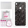 apgo Protective Skin Sticker for the Back Compatible with Huawei Y6s (2019), Wrap Film, Foil, Vinyl - Pattern Carbon Black Pixel