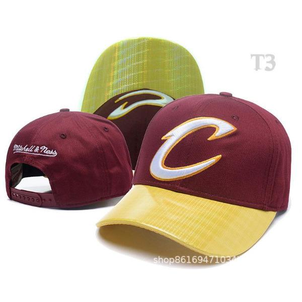 Nba Cavaliers James The Same Flat Edge Baseball Cap Flat Cornice Hat Hip Hop Burgundy Men'S And Women'S Hipster Hat
