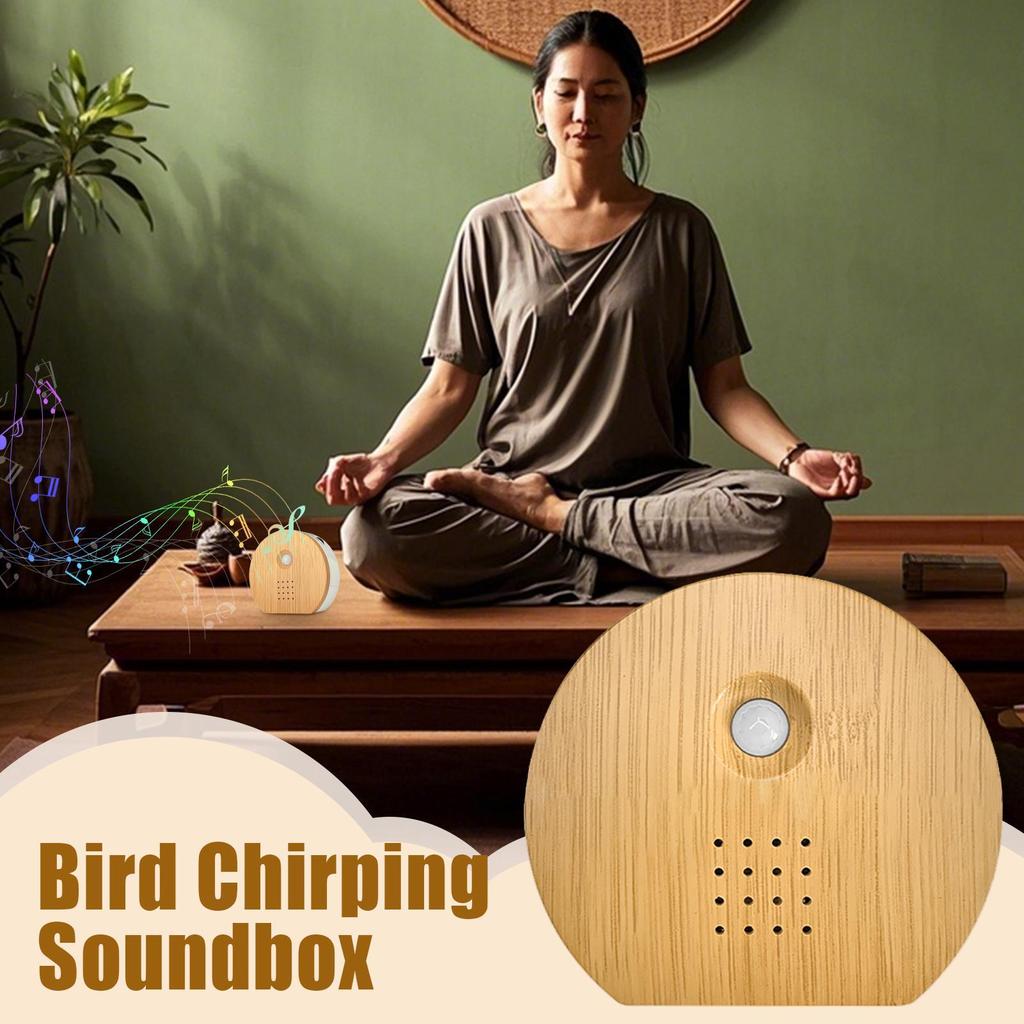 Singing Bird Speaker Bird Singing Speaker Motion Sensor Bird Sound Box Smart Natural Noise Maker Speaker For Yoga Studio Cafe