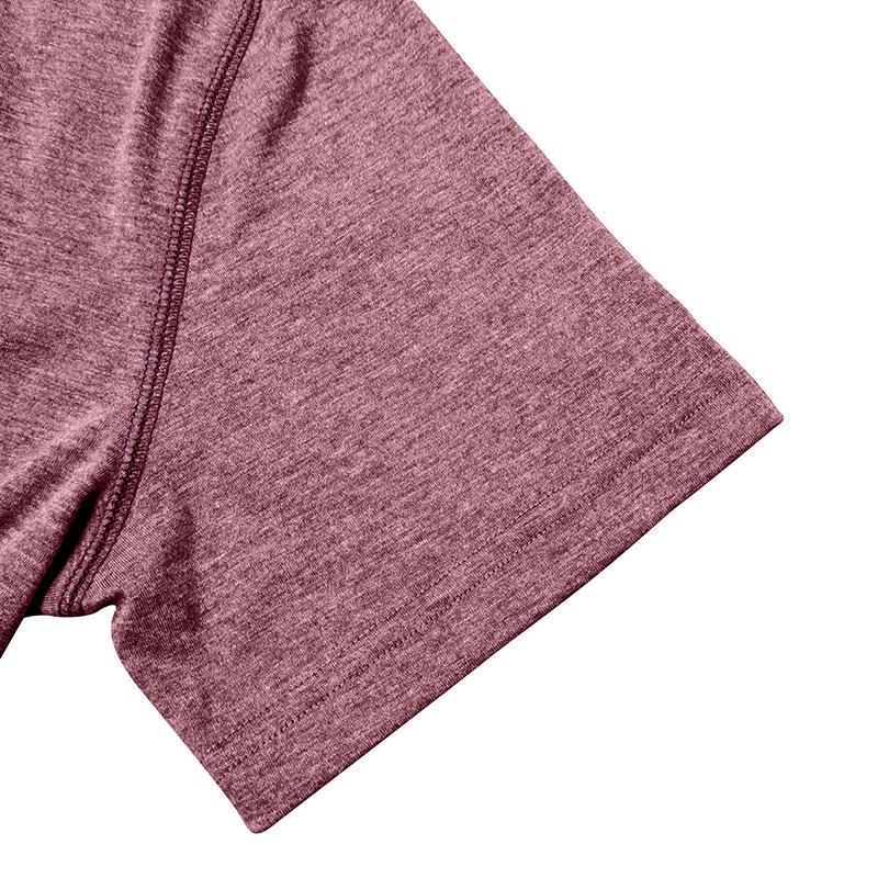 Fashion Men's Collision Round Neck Short-sleeved T-shirt Loose Versatile Tops Trend Casual Body Shirt