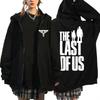 The Last of Us Mark Print Zipper Hoodie Men Women Retro High Quality Harajuku Zip Up Sweatshirt Fashion Oversized Jacket Hoodies
