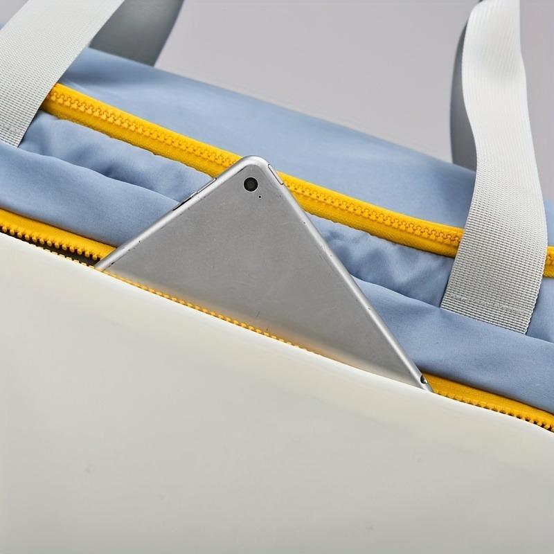 Дорожная сумка-дафл из нейлона большой вместимости с отделением для обуви и разделением на влажное/сухое, многофункциональная спортивная сумка-дафл для мужчин и женщин