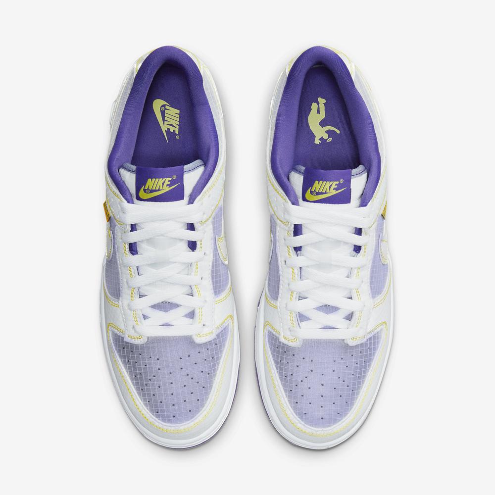 Nike X Union Dunk Low Passport Pack Court Purple White DJ9649-500