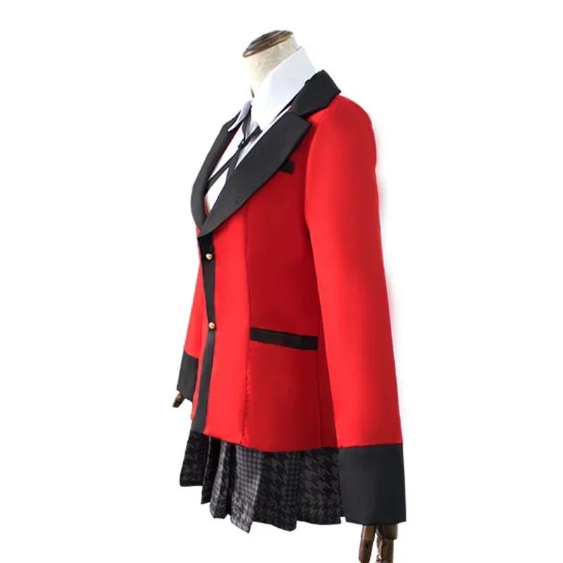 Аниме Kakegurui Jabami Yumeko Косплей Костюм Хэллоуин Саяка Игрок японская школьница JK Униформа Хэллоуин Cos