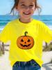 Kids Classic Jack O Lantern Pumpkin Graphic Tee Boys Girls Family Matching Short Sleeve Halloween Holiday Casual Daily T Shirt