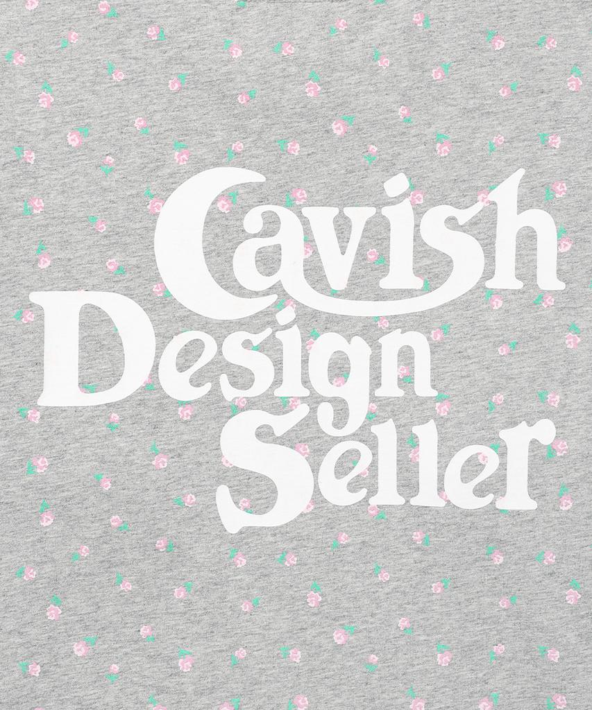 CAVISH Футболка с длинным рукавом и логотипом Цветочницы Серая(Cv2Gsut551A)