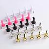5pcs/Set Magnetic Nail Holder False Nail Tip Practice Stand Crystal Base Holder Nail Art Display For Art Salon DIY & Practice