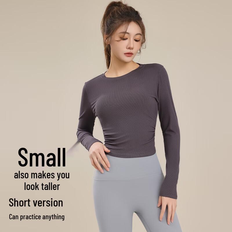 Women's Long-Sleeve Crop Sports & Yoga Top