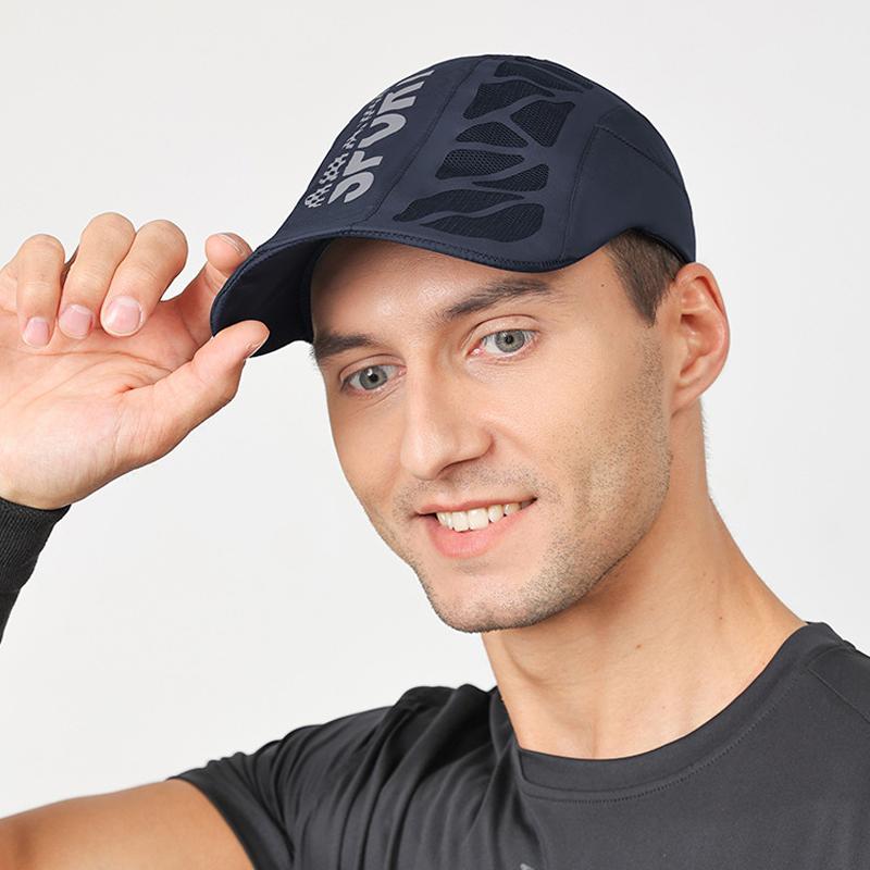 Summer Letter Forward Cap Men's Quick-Drying Breathable Cap Summer Outdoor Sun Protection Sunshade Beret Peak Cap