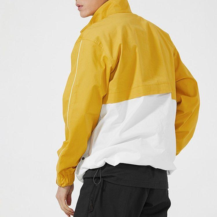 New Balance Куртки Мужские Желтые Стойка Умеренные Другие AMJ01562-VGL