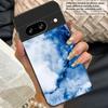 Абстрактный мраморный узор Для Google Pixel 10 Pro XL Pixel 8 7 9 10 Pixel 9 Pro XL Pixel 8a 7a Pixel 7 Pro Черный Стеклянный Чехол для Телефона