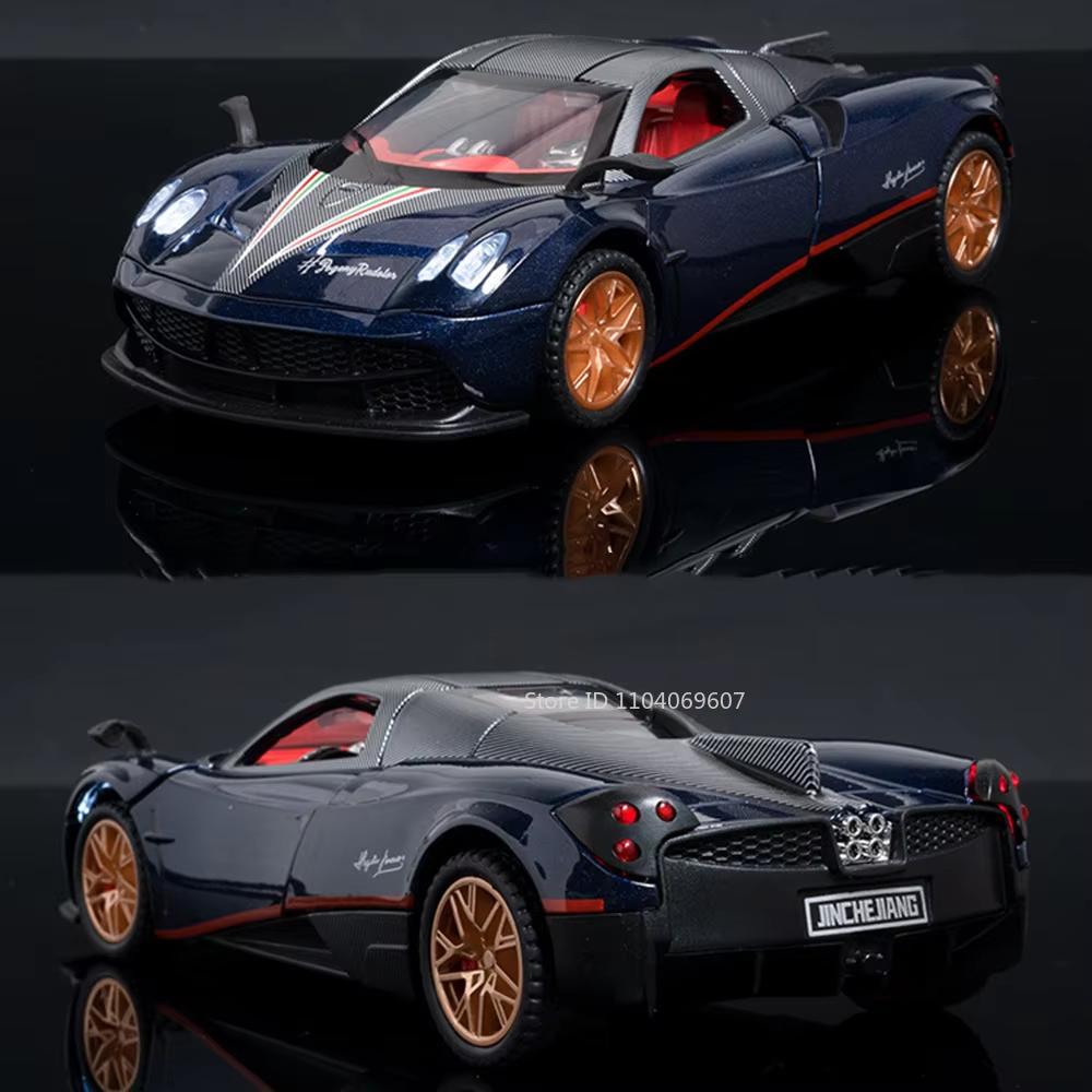 Новый 1:32 Pagani Supercar литой металлический сплав модель автомобиля библиотека статические звуковые и световые украшения подарок на день рождения для парня