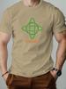 Mens Cotton TShirt Eternicy Summer Round Neck Short Sleeve Graphic Breathable Fashion Casual TShirt