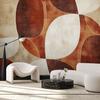 Wallpaper Abstract shapes brown
