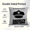 Sitcom BBrooklyn NineNine Pillow Covers Cartoon Sofa Decorative Home Doublesided Printing Short Plush Cute Cushion Cover