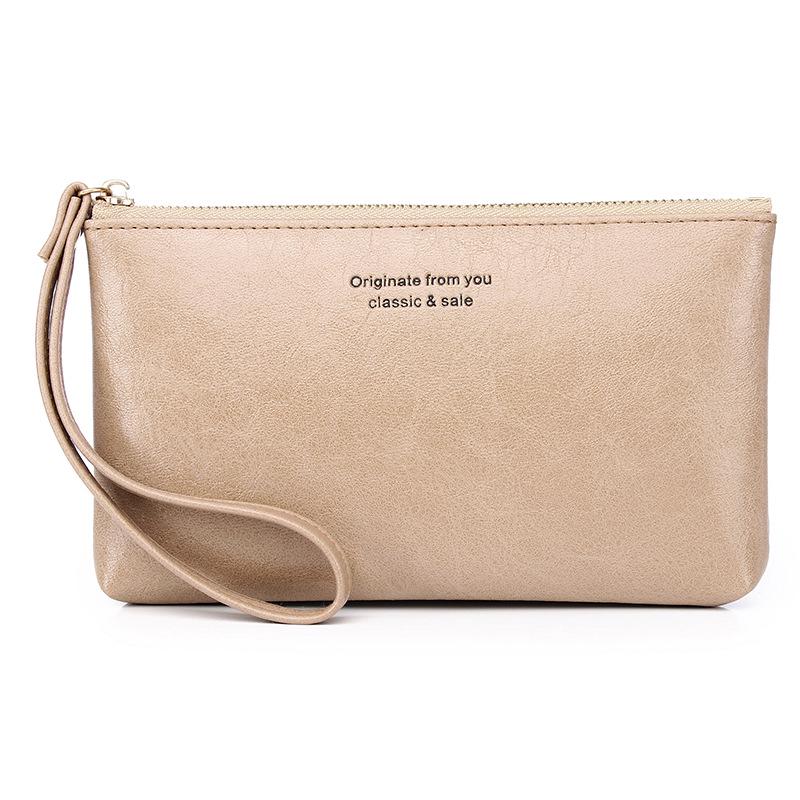 IELGY Женский кошелек большой емкости на молнии для хранения вещей