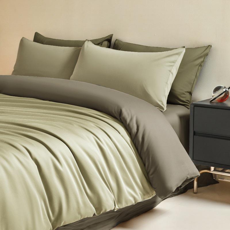 Four-Piece Premium Xinjiang Long-Staple Cotton Bed Set: 100% Pure Cotton Duvet Cover, Sheet, and Fitted Sheet - Nantong Home Textiles