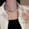 European & American Minimalist Metal Necklace - Luxury Clavicle Chain Jewelry for Women