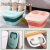 Foldable Footbath Massage Bucket Soaking Bucket Folding Basin Spa Foot Bath Bucket Household Sauna Bathtub Pedicure Bath Bathtub